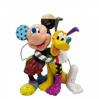 Disney by Britto - Mickey og Pluto Figur